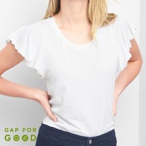 NWT Gap flutter sleeve vintage tee